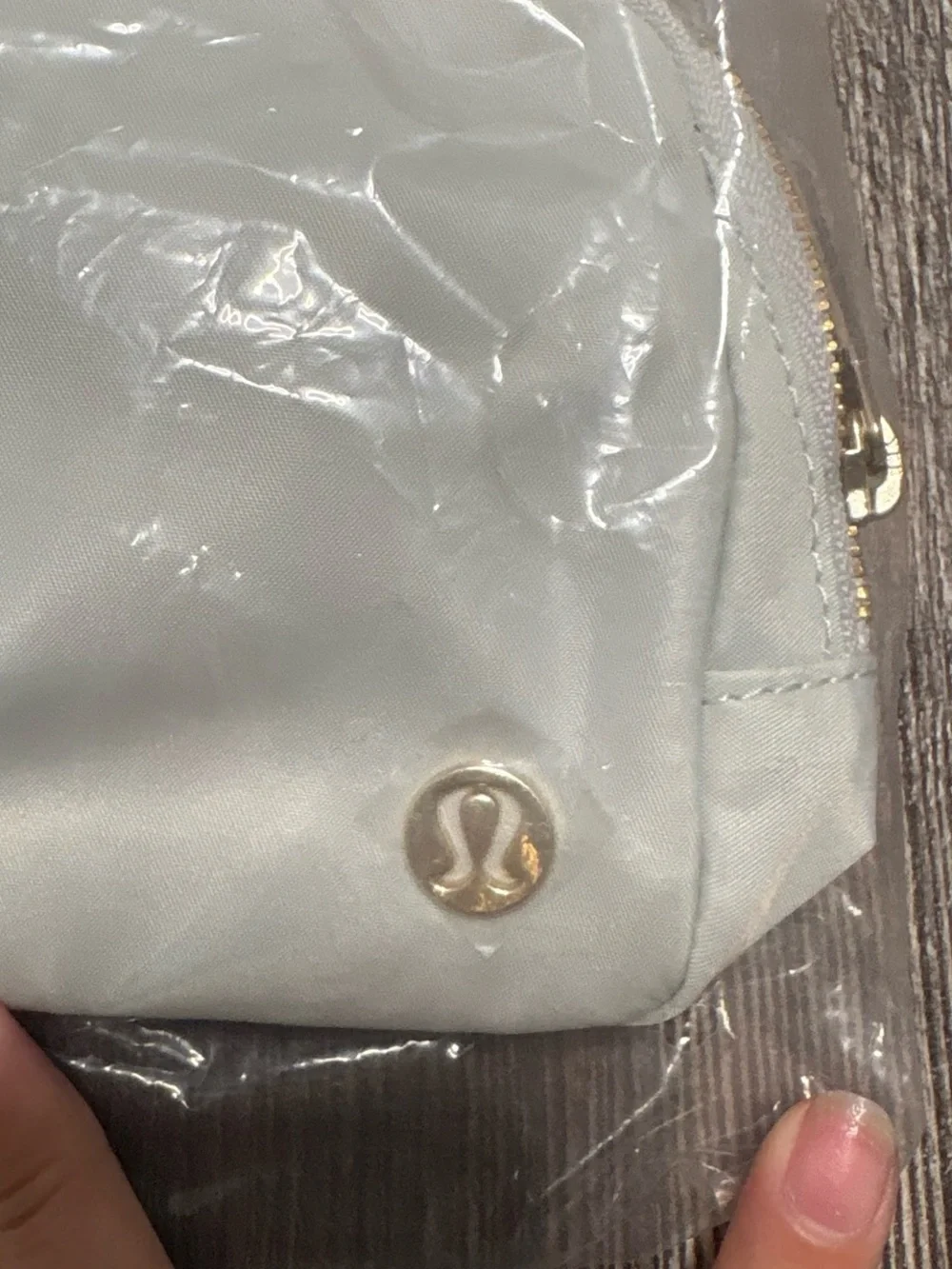 lululemon athletica Light Gray Toiletry Bag with Zip